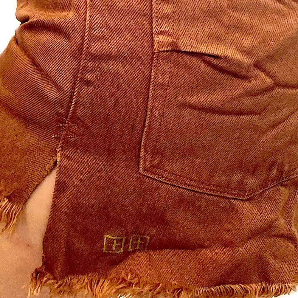 NWT RARE HIGH WAISTED CLAY POT JING SHORT SELVEDGE AUSTRALIAN IMPORTED DENIM - Picture 6 of 14